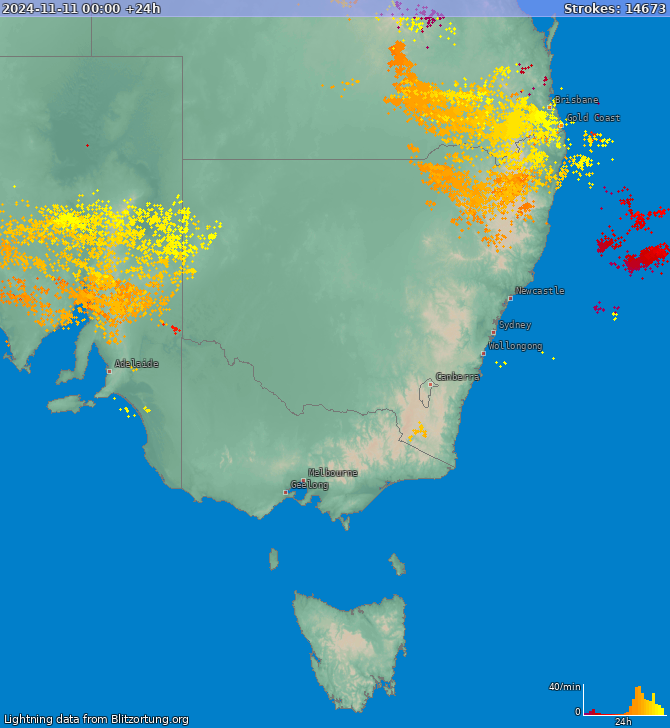 Blitzkarte New South Wales 12.11.2024