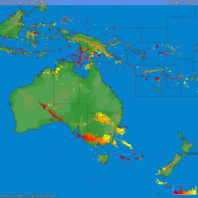 Salamakartta Oceania 2025-12-07
