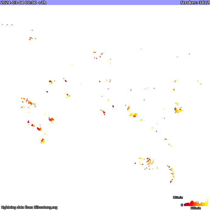 Lightning map Oceania 2024-03-04 (Animation)
